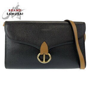 Dior Black Leather Crossbody Shoulder Bag